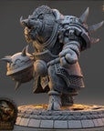 Vark Blighthorn - The Covenant of Blackthorn (Boarfolk) - 3d Printed Miniature sculpted by Daybreak Miniatures
