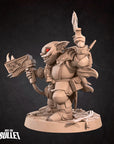 Space Goblin Soldier - Bullet Galaxy - 3d Printed Miniature sculpted by Bite the Bullet