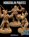 Hobgoblin Pirates - Hunt for the Last Sea Angel - 3d Printed Miniature Sculpted by Dragon Trappers Lodge