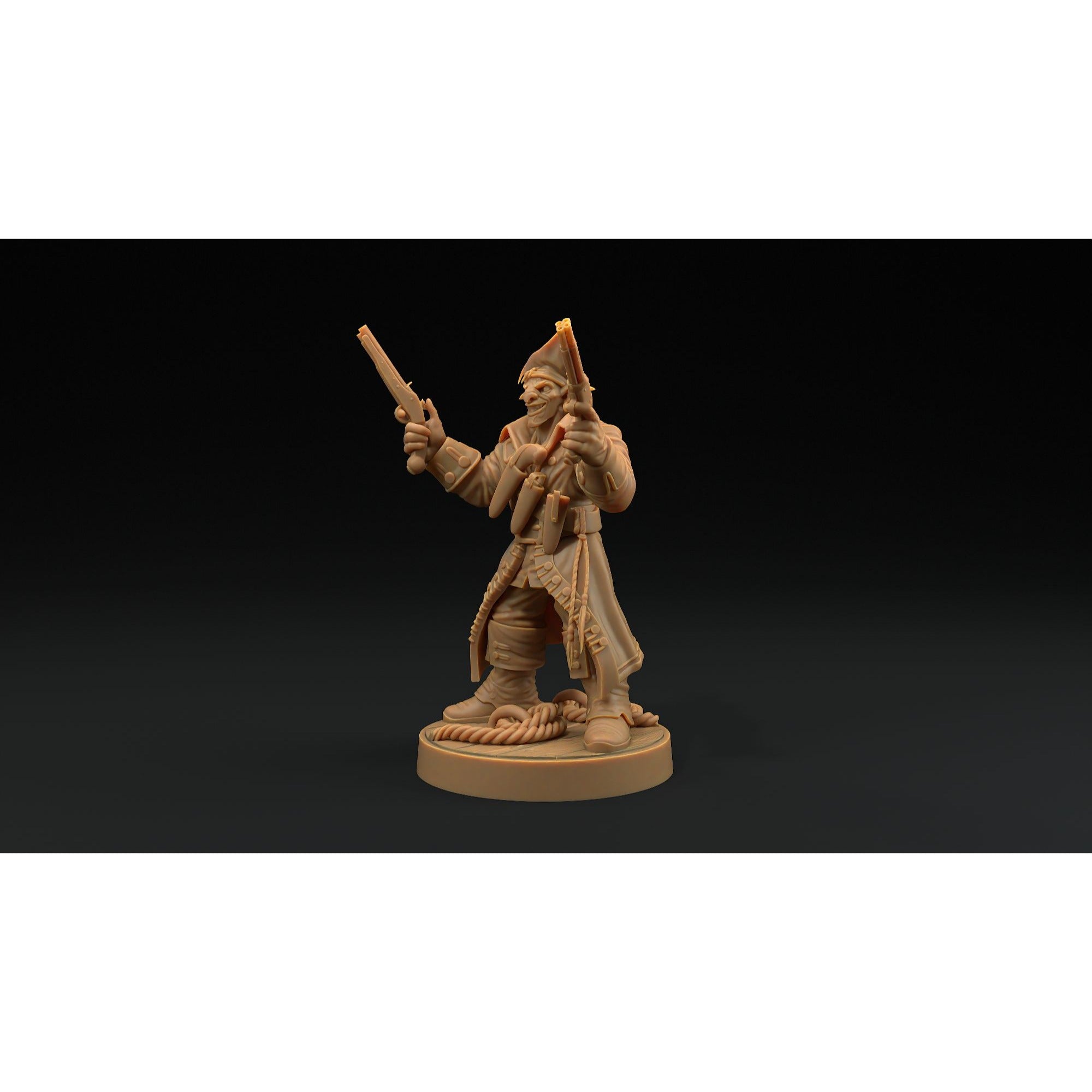 Hobgoblin Pirates - Hunt for the Last Sea Angel - 3d Printed Miniature Sculpted by Dragon Trappers Lodge