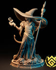 Brim Wizard - 3d Printed Miniature Sculpted by The Witchguild