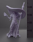 Brim Wizard - 3d Printed Miniature Sculpted by The Witchguild