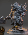 Druzz Warthide - The Covenant of Blackthorn (Boarfolk) - 3d Printed Miniature sculpted by Daybreak Miniatures