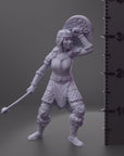Ice Genasi Cleric, Taktuq - 3d Printed Miniature by DND Is A Woman