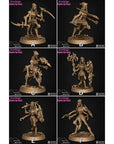 Arachlayn Infiltrator - Arachlayn Underbrood - 3d Printed Miniature Sculpted by Battle Yak Miniatures