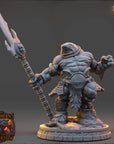 Urran Shellpiercer - The Selachians of the Undertow (Sharkfolk) - 3d Printed Miniature sculpted by Daybreak Miniatures