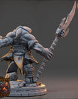 Urran Shellpiercer - The Selachians of the Undertow (Sharkfolk) - 3d Printed Miniature sculpted by Daybreak Miniatures
