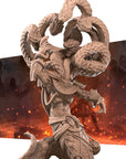 Yuan-Ti Anathema - Iconic Monsters - 3d Printed Miniature sculpted by Bite the Bullet