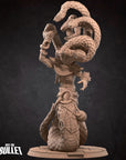 Yuan-Ti Anathema - Iconic Monsters - 3d Printed Miniature sculpted by Bite the Bullet