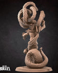 Yuan-Ti Anathema - Iconic Monsters - 3d Printed Miniature sculpted by Bite the Bullet