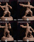 Astrar (Sky Dwarf) Artificer -  3d Printed Miniature Sculpted by Sordane Publishing