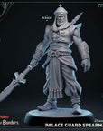 Palace Guards with Spear - Cave of Blunders - 3d Printed Miniature Sculpted by Mammoth Factory
