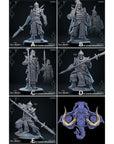 Palace Guards with Spear - Cave of Blunders - 3d Printed Miniature Sculpted by Mammoth Factory
