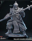 Palace Guards with Spear - Cave of Blunders - 3d Printed Miniature Sculpted by Mammoth Factory