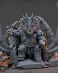 King Albardon of the Verdant Rift - Anthrosaurs of Triju - 3d Printed Miniature sculpted by Daybreak Miniatures