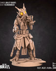 Space Locust Technomancer - Bullet Galaxy - 3d Printed Miniature sculpted by Bite the Bullet