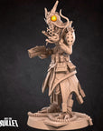 Space Locust Technomancer - Bullet Galaxy - 3d Printed Miniature sculpted by Bite the Bullet