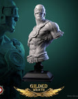 The Dread Artisan BUST - Gilded Wrath - 3d Printed Miniature Sculpted by White Werewolf Tavern