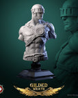 The Dread Artisan BUST - Gilded Wrath - 3d Printed Miniature Sculpted by White Werewolf Tavern