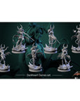 Darkheart Dames - Better the Devil You Know - 3d Printed Miniature Sculpted by White Werewolf Tavern