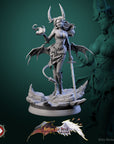 Darkheart Dames - Better the Devil You Know - 3d Printed Miniature Sculpted by White Werewolf Tavern