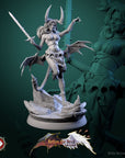 Darkheart Dames - Better the Devil You Know - 3d Printed Miniature Sculpted by White Werewolf Tavern