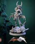 Darkheart Dames - Better the Devil You Know - 3d Printed Miniature Sculpted by White Werewolf Tavern