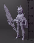 Nana Fox - Neokingdoms - 3d Printed Miniature Sculpted by RN Estudio