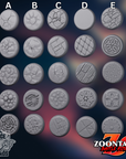 Dice Heads 25mm sculpted bases