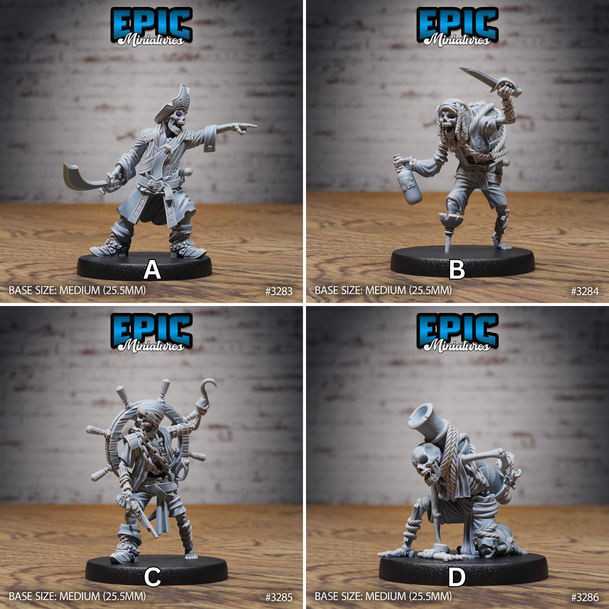 Undead Pirate Crew – CheddarMinis