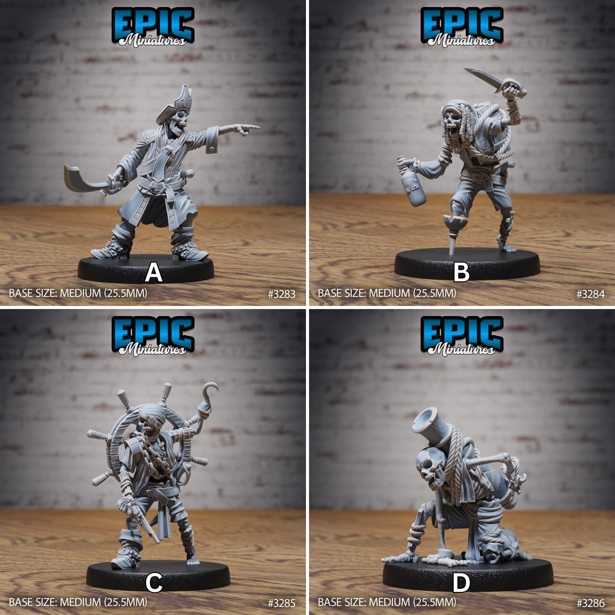Undead Pirate Crew – CheddarMinis