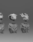 Aegyptian Reptilian Sorcerers - Sculpted by Atlan Forge