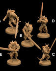 Draxi Soldiers - Children of the Flame - 3d Printed Dragonborn Miniatures Sculpted by Dragon Trappers Lodge