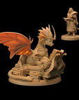 Isril The Inquisitive - Huge Dragon 3d Printed Miniatures Sculpted by Dragon Trappers Lodge