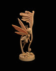 Seelie Guard Banner Bearer - Fae Petal Courts - One Page Rules Compatible 3d Printed Miniatures Sculpted by Dragon Trappers Lodge