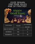 Ooze Spawn - Spawn of the Ooze King - 3d Printed Miniatures Sculpted by Dragon Trappers Lodge
