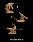 Whalemental - Sea Lord's Tide - One Page Rules Compatible 3d Printed Miniatures Sculpted by Dragon Trappers Lodge