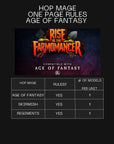 Hop Mage - Rise of the Farmomancer - 3d Printed Miniatures Sculpted by Dragon Trappers Lodge