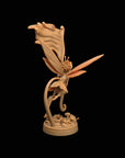Seelie Guard Banner Bearer - Fae Petal Courts - One Page Rules Compatible 3d Printed Miniatures Sculpted by Dragon Trappers Lodge
