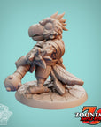 Parrot Fighter Monk - 3d Printed Miniatures Sculpted by Dice Heads