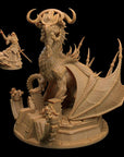 Arvanth the Wise Gargantuan Dragon 3d Printed Miniatures Sculpted by Dragon Trappers Lodge