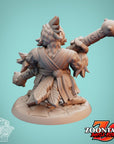Parrot Fighter Monk - 3d Printed Miniatures Sculpted by Dice Heads