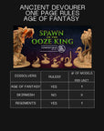 Ancient Devourer - Spawn of the Ooze King - 3d Printed Miniatures Sculpted by Dragon Trappers Lodge