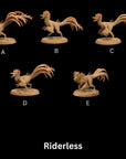 Barnyard Cockatrice Cavalry - Rise of the Farmomancer - 3d Printed Miniatures Sculpted by Dragon Trappers Lodge