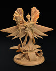 Seelie Queen - Fae Petal Courts - One Page Rules Compatible 3d Printed Miniatures Sculpted by Dragon Trappers Lodge