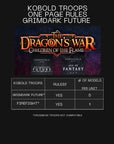 Kobold Ground Troops - Children of the Flame - OnePageRules compatible miniatures sculpted by Dragon Trapppers Lodge