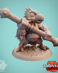 Parrot Fighter Monk - 3d Printed Miniatures Sculpted by Dice Heads