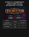 Kobold Commando - Children of the Flame - 3d Printed Dragonborn Miniatures Sculpted by Dragon Trappers Lodge