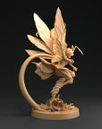 Unseelie Princess - Fae Petal Courts - One Page Rules Compatible 3d Printed Miniatures Sculpted by Dragon Trappers Lodge