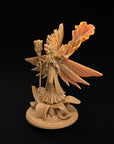 Seelie Queen - Fae Petal Courts - One Page Rules Compatible 3d Printed Miniatures Sculpted by Dragon Trappers Lodge